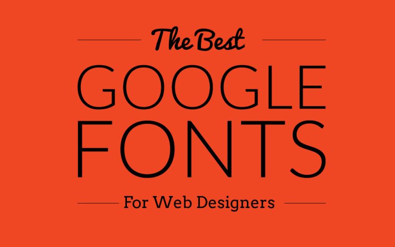 20 Best Free Google Fonts for Print Media